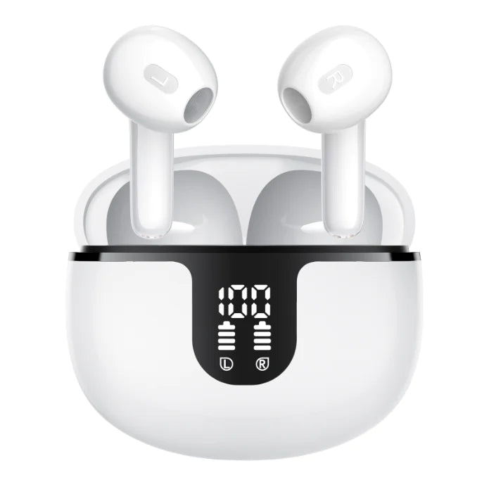 True Wireless Earbuds with 60H Playback and LED Display