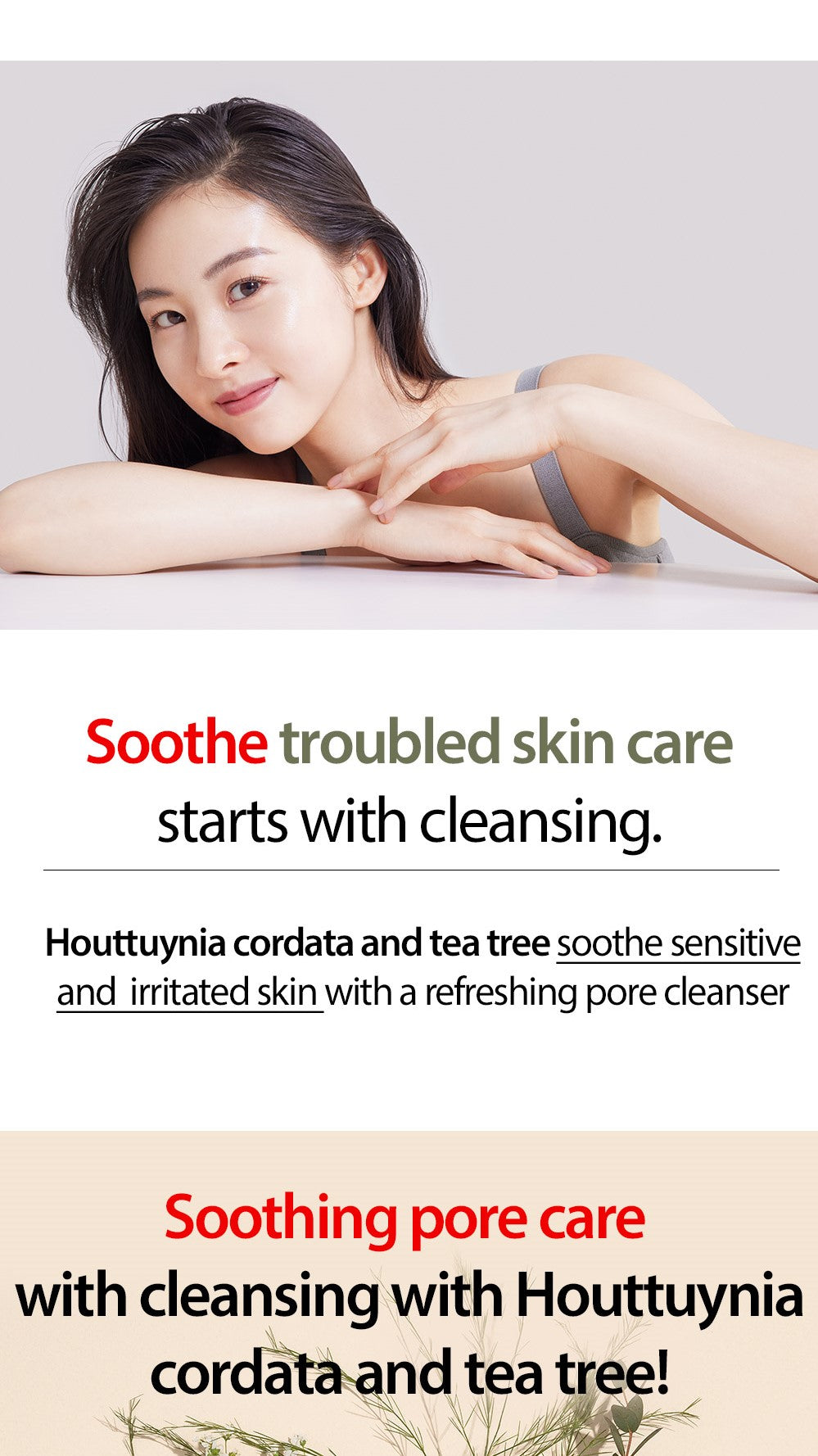 1+1 Houttuynia Cordata + Tea Tree Cleansing Foam - 150ml