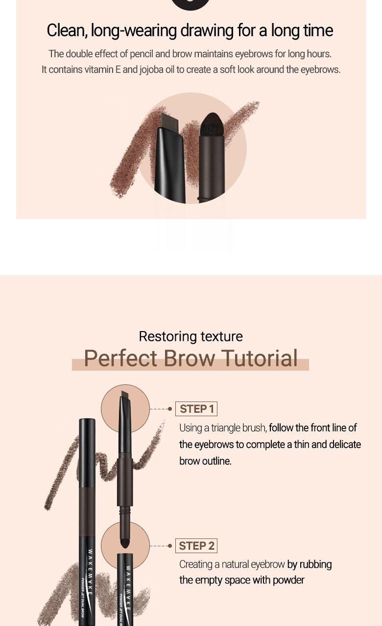 Powder Jet Dual Brow 0.75g - #07 Neutral Brown