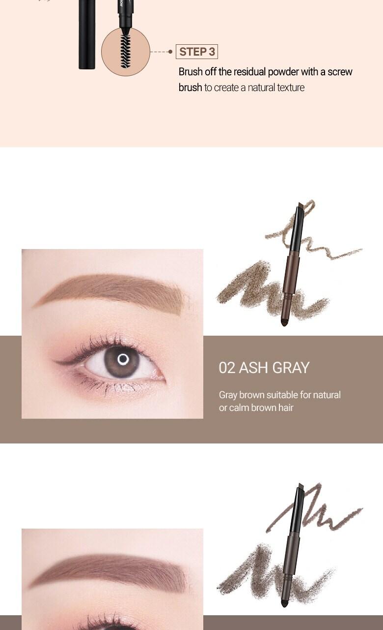Powder Jet Dual Brow 0.75g - #08 Ash Brown