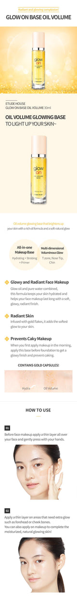 Glow On Base Oil Volume 30ml
