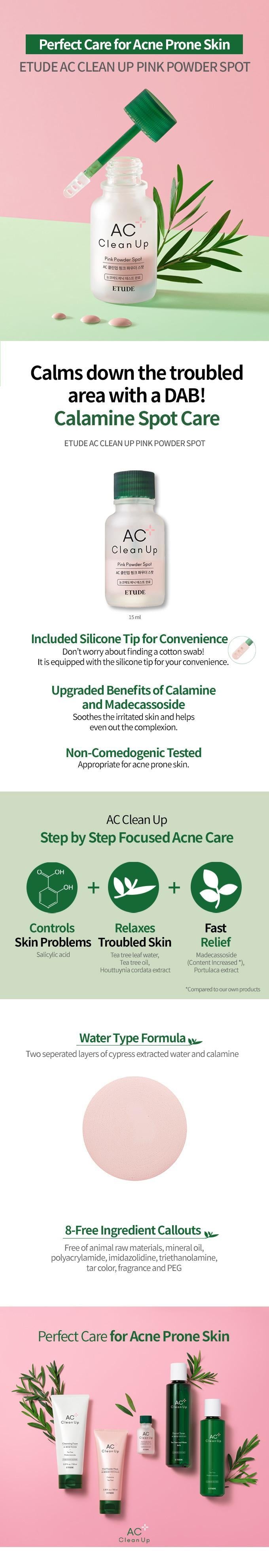 AC Clean Up Pink Powder Spot 15ml