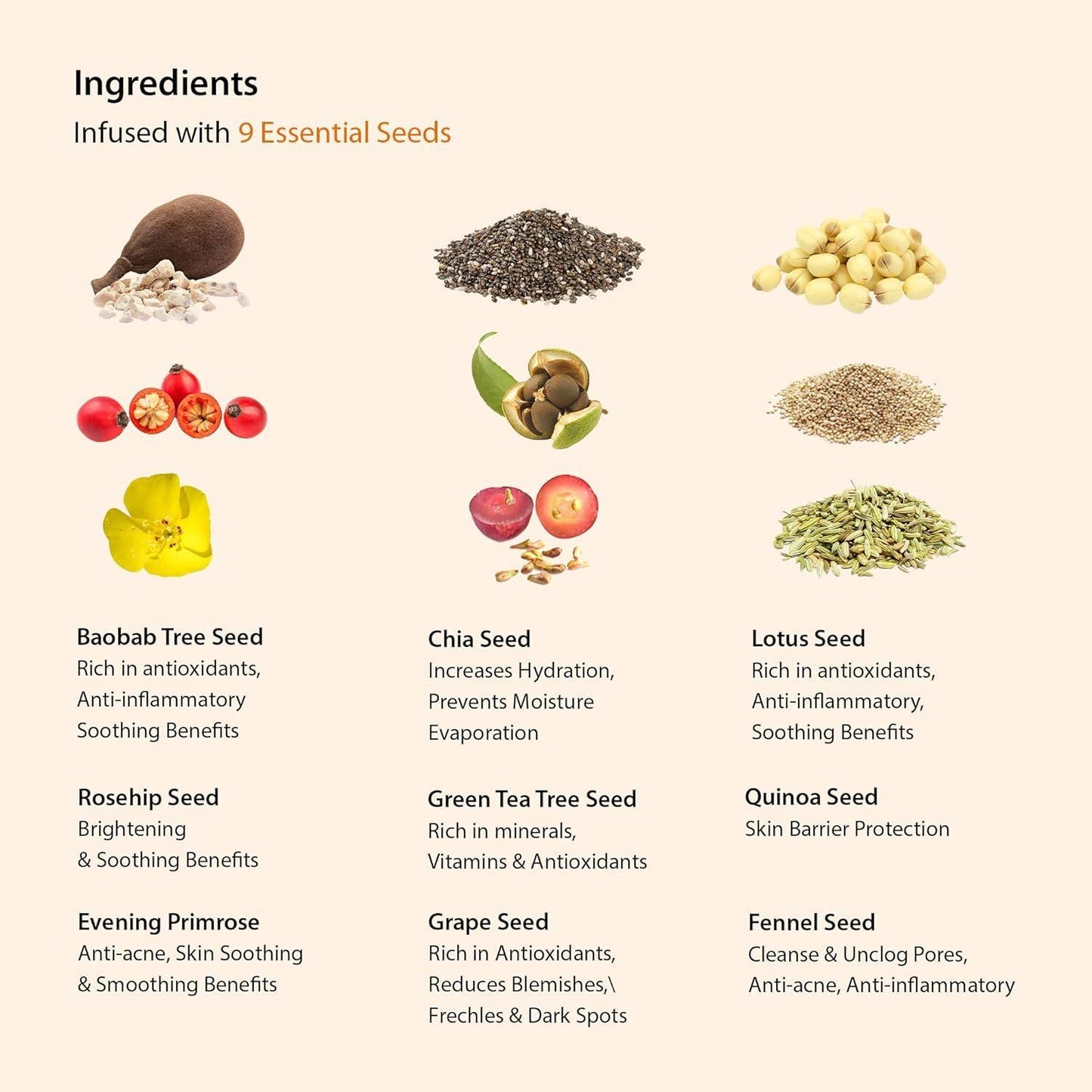 Vital Treatment 9 Essential Seeds 150ml