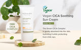 CICA Soothing Sun Cream + Low pH Hyaluronic Gel Cleanser