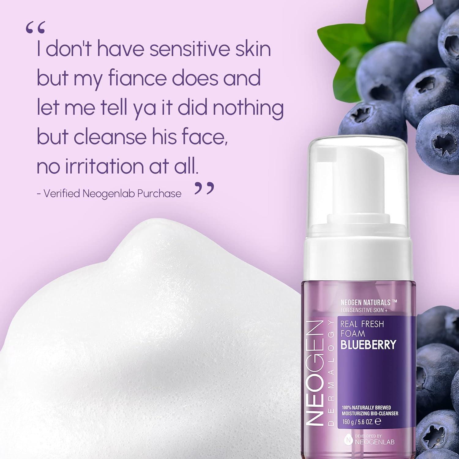 [NeoGen] DERMALOGY REAL FRESH FOAM CLEANSER BLUEBERRY 160G