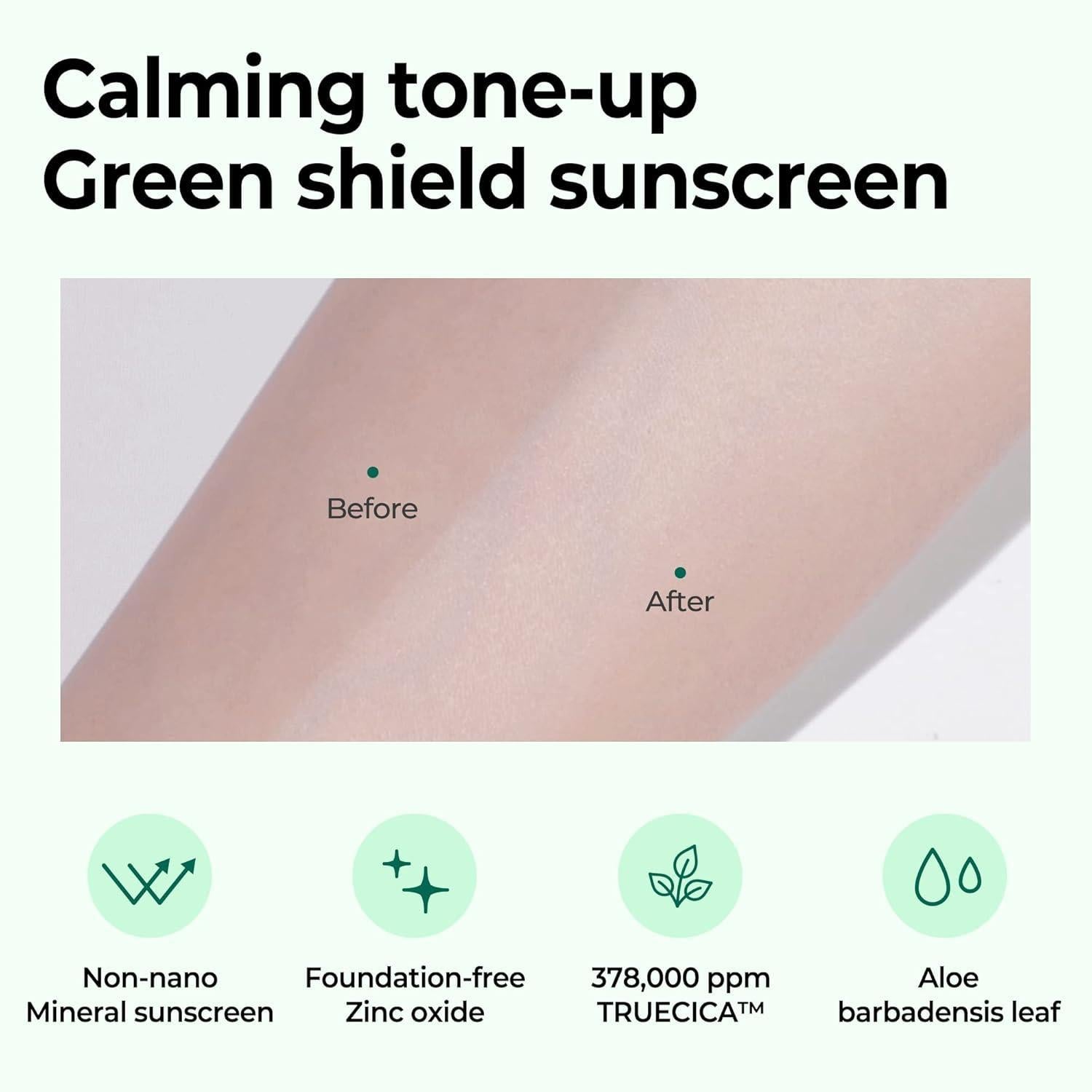 Truecica Mineral Calming Tone-Up Suncream 50ml