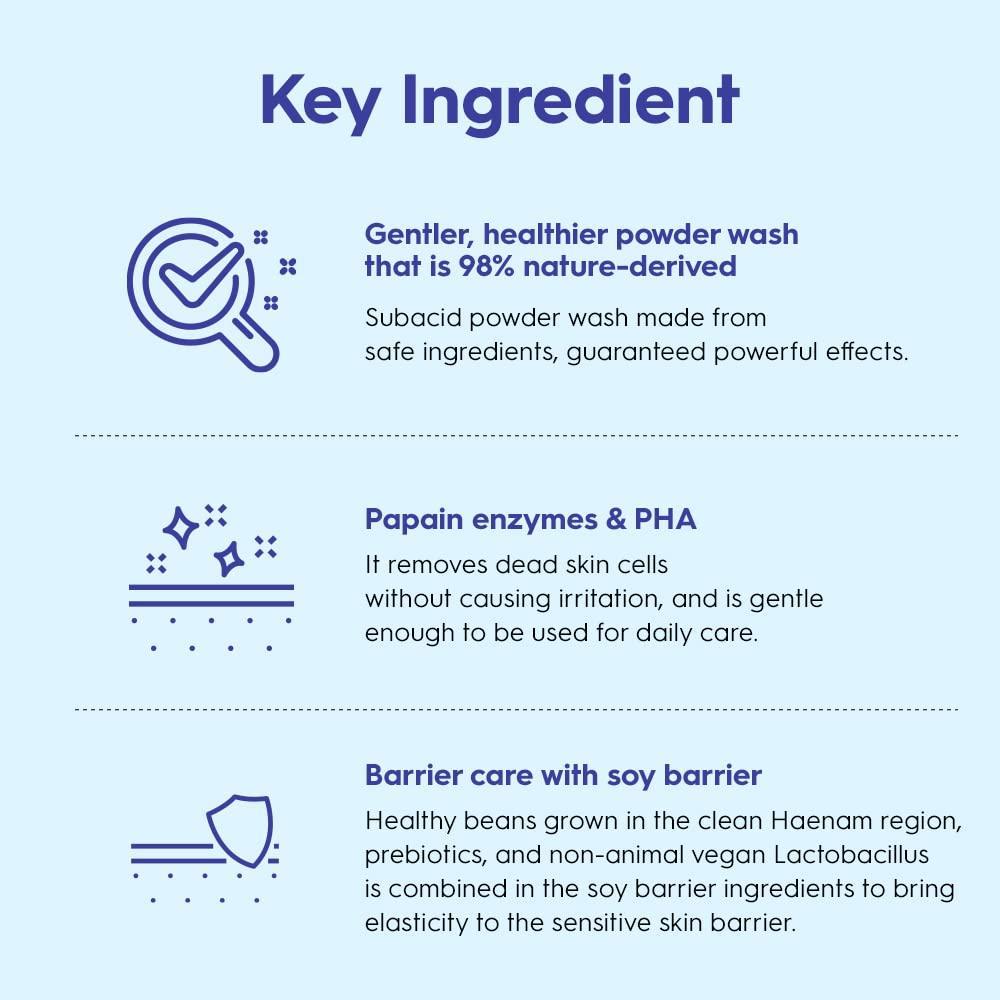 Soy barrier powder wash 50g