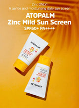 Zinc Mild Up Sun Cream SPF50+ PA++++ 65g