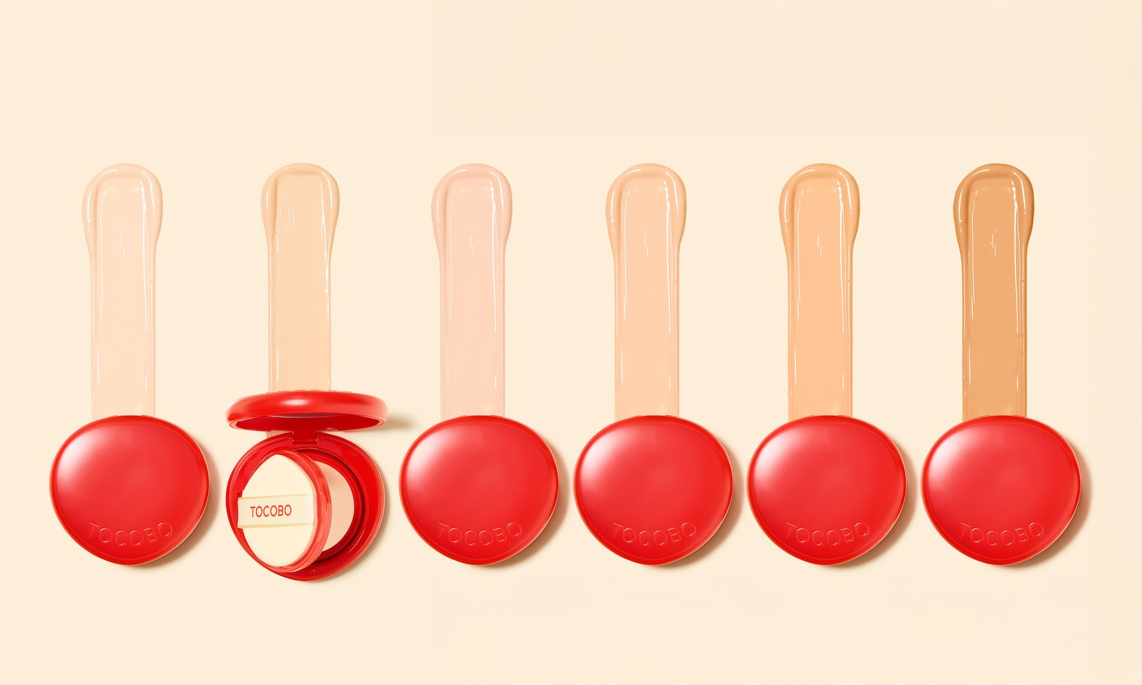 Apple Dewy Fit Cushion - 6 Colors with Refill Set