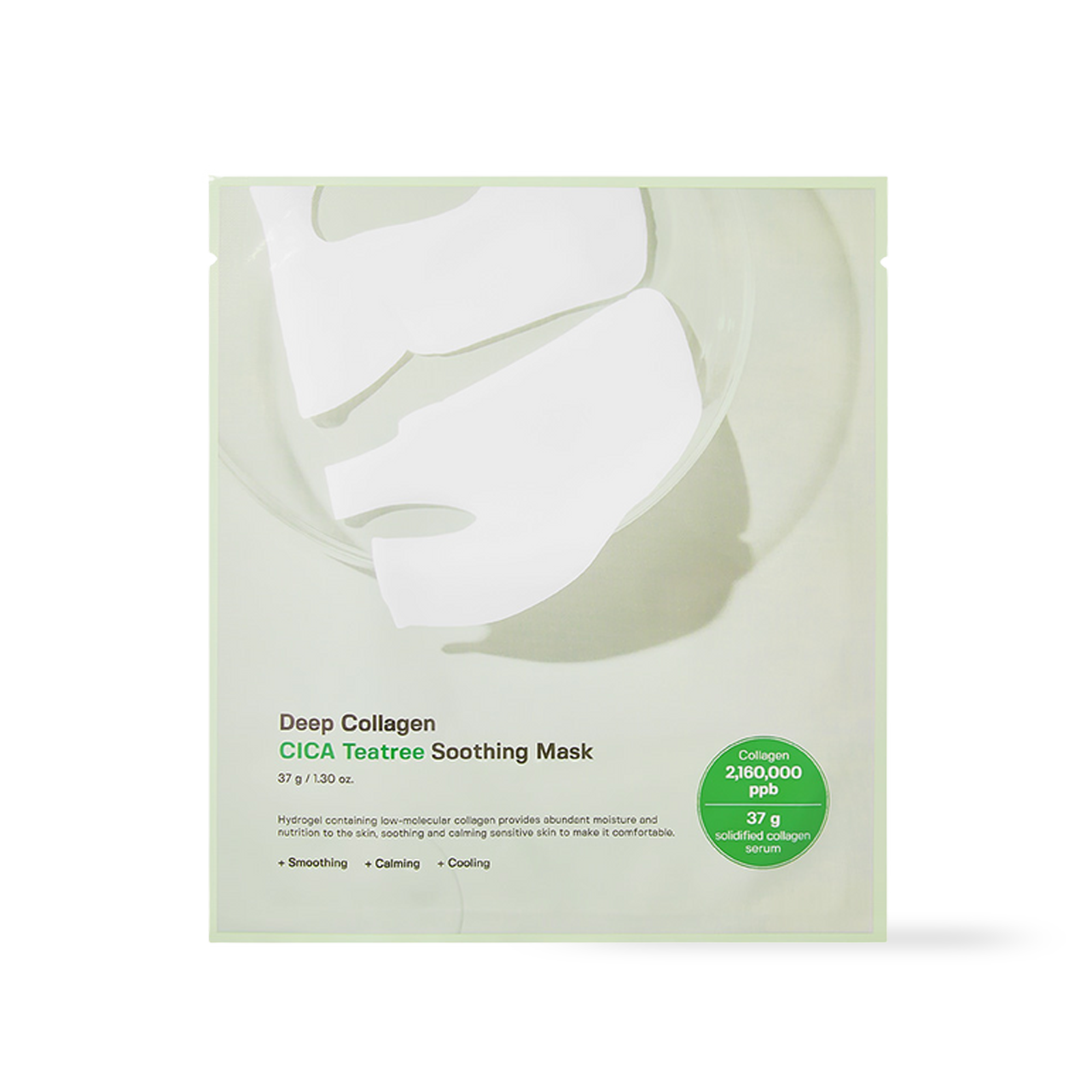 Deep Collagen Cica Teatree Soothing Mask 37g*4ea