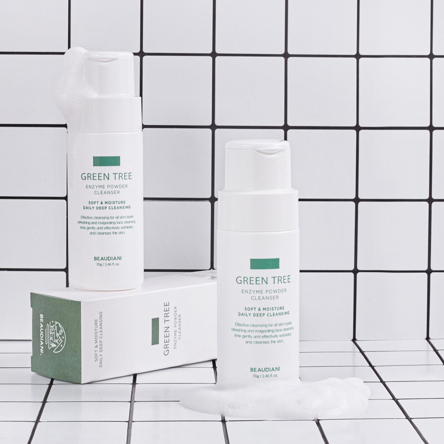 Green Tree Enzyme Powder Cleanser 70g
