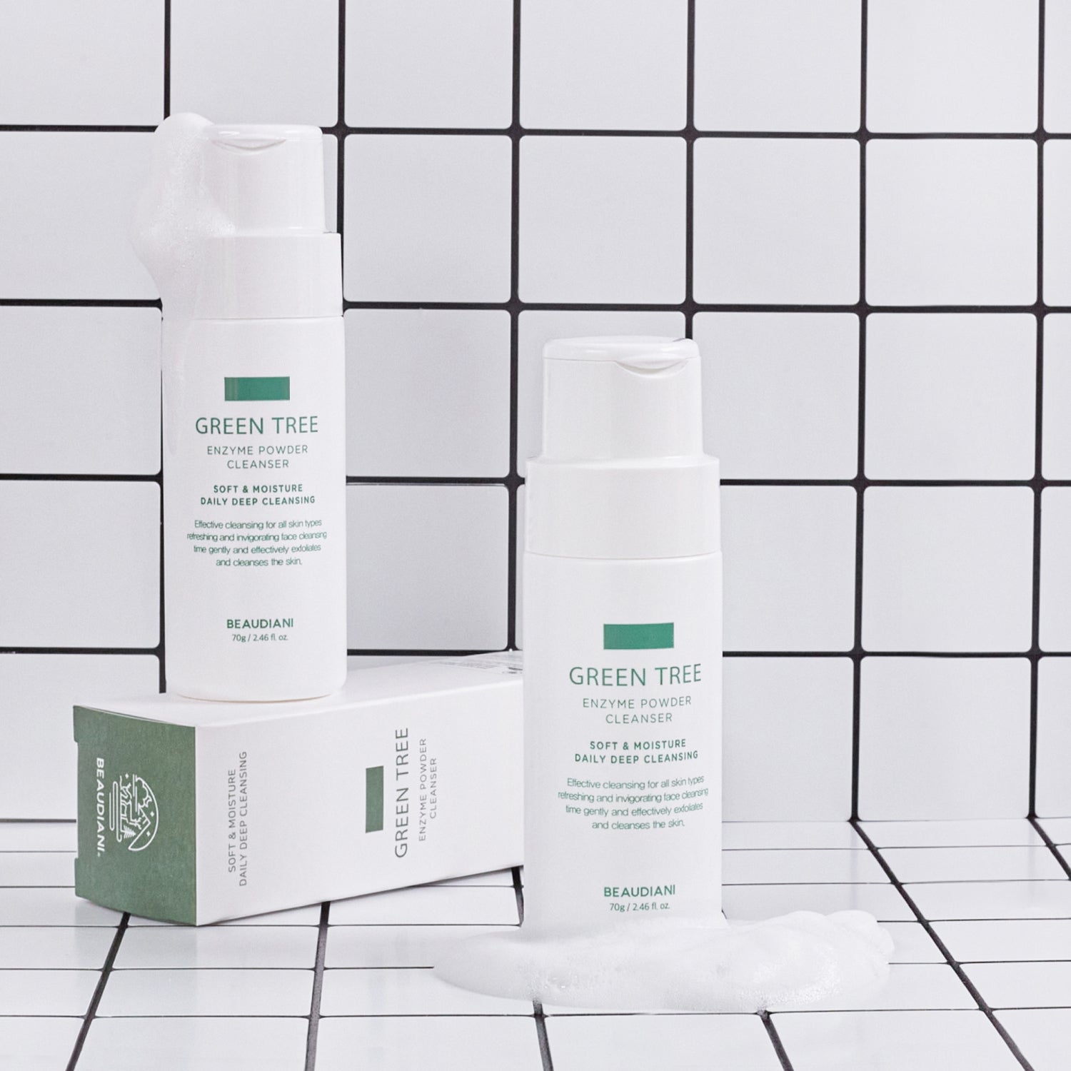Green Tree Enzyme Powder Cleanser 70g