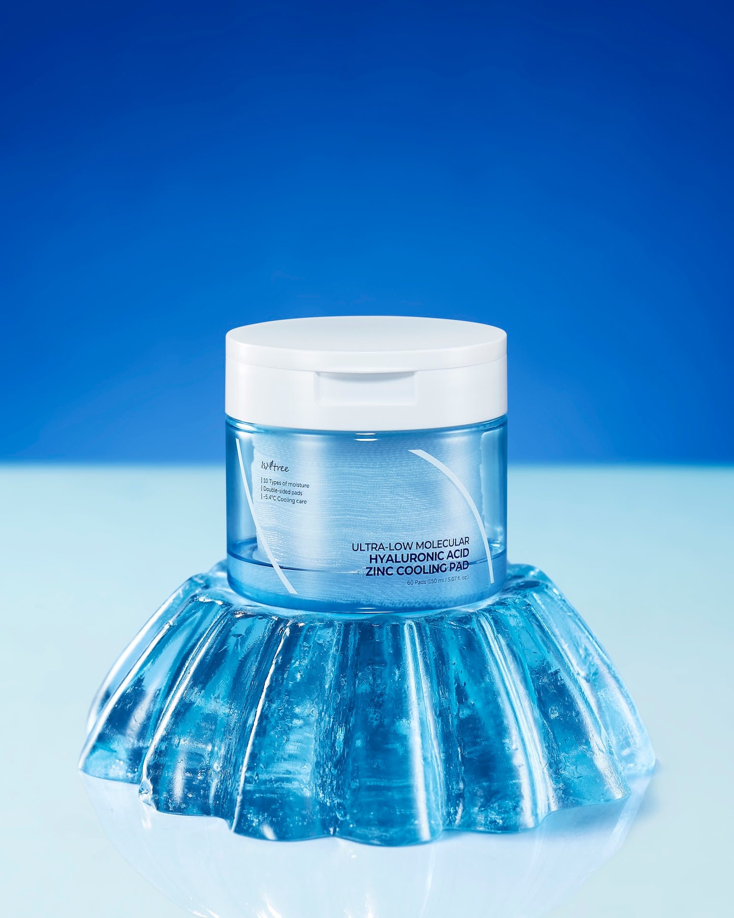 Ultra-Low Molecular Hyaluronic Acid Zinc Cooling Pad 150ml 60ea