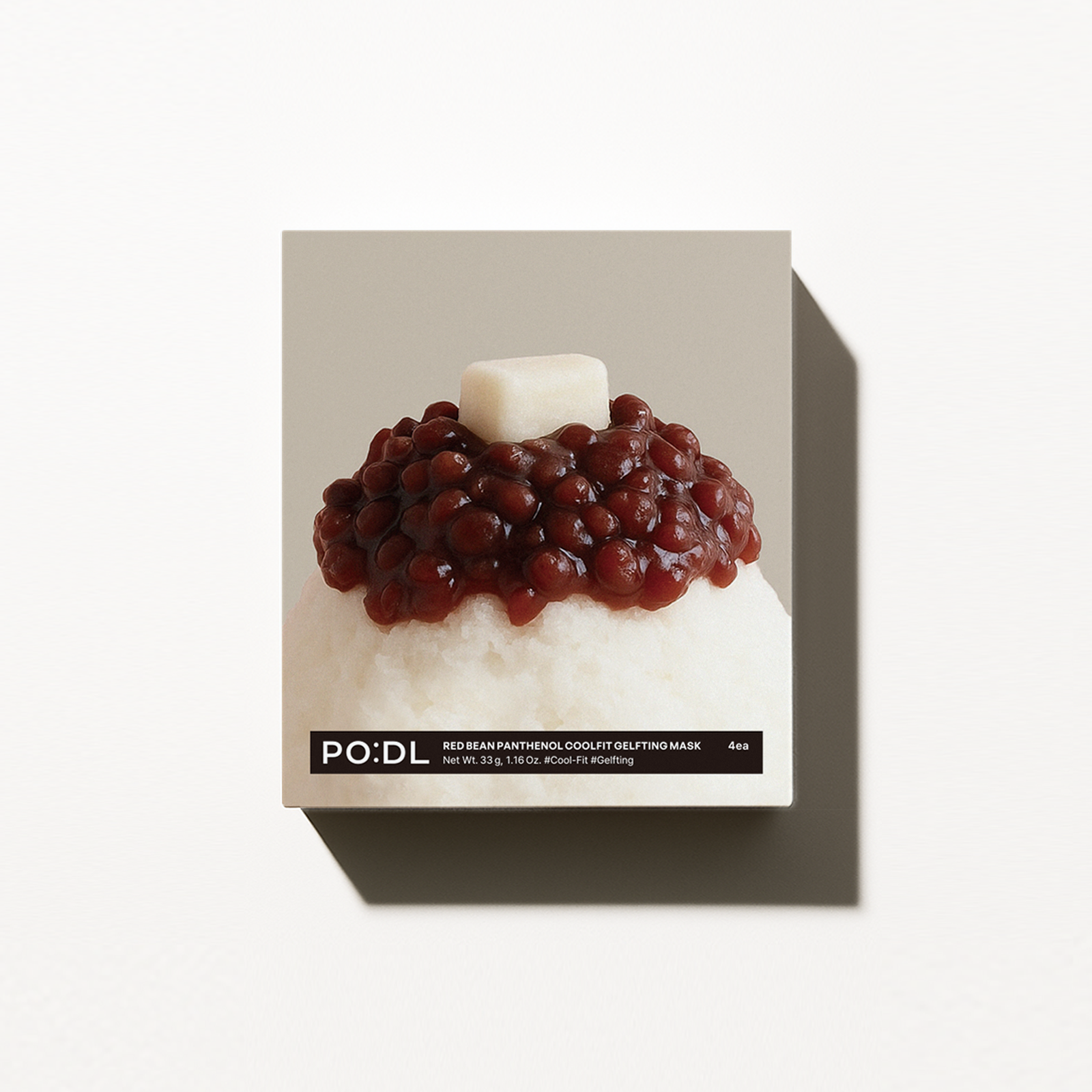 Red Bean Panthenol Coolfit Gelfting Mask (4ea) (+Special Gift)