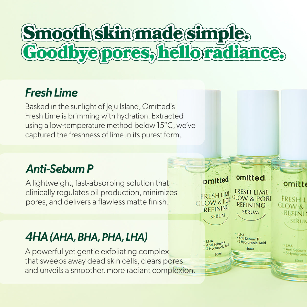 Fresh Lime Glow & Pore Refining Serum 50ml