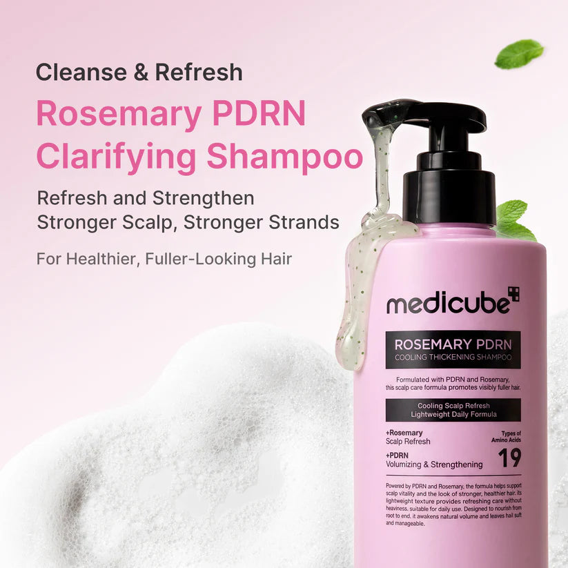 Rosemary PDRN Cooling Thickening Shampoo 400ml