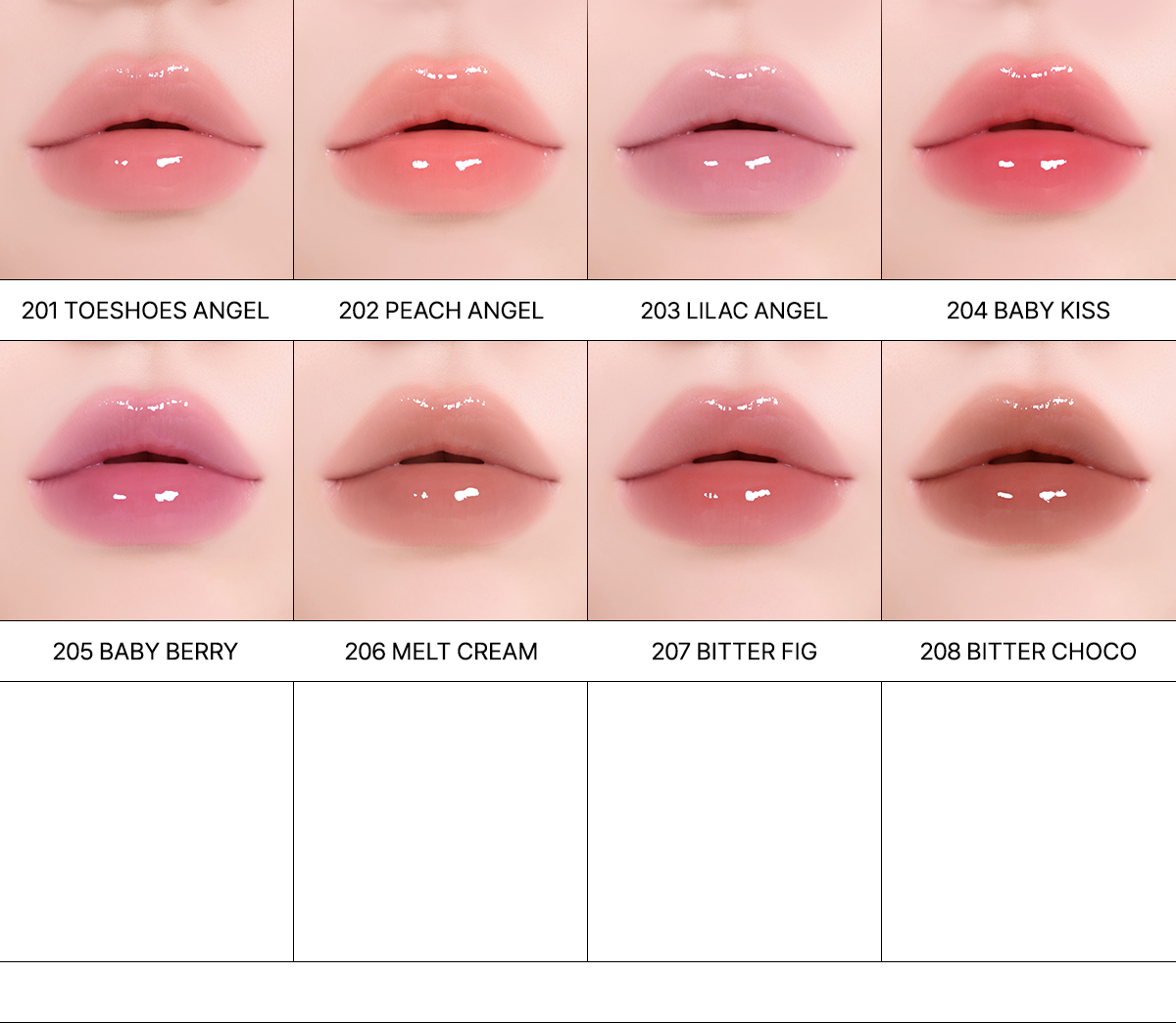 [Tiptoe] Wish Glaze Tint 2.5g - 8 Colors