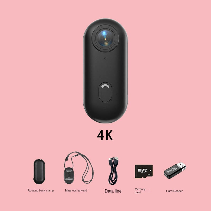 Thumb Bike Camera with Magnetic Back Clip, Mini Sports Action Camera & Thumb Recorder for Cycling, Outdoor Adventure & Pet Monitoring