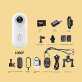 Thumb Bike Camera with Magnetic Back Clip, Mini Sports Action Camera & Thumb Recorder for Cycling, Outdoor Adventure & Pet Monitoring