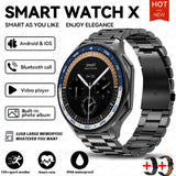DT Watch X Smartwatch with 4G Large Memory, Waterproof Bluetooth Calling, Local Music & Video Playback
