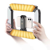 Ulanzi U200 Camera Ring Light Video Rig, Handheld LED Light for Professional Video Recording & Vlogging