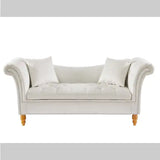 Velvet Ottoman