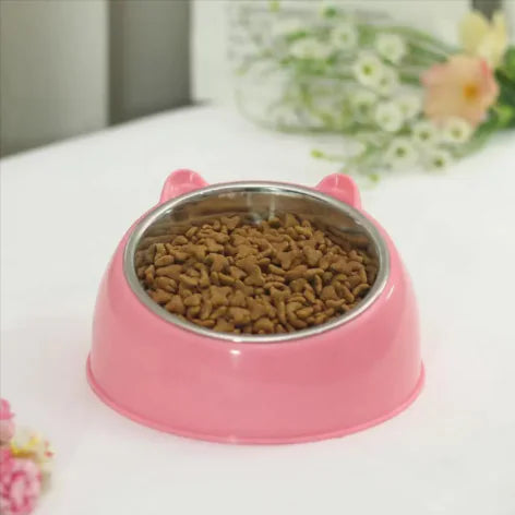 Double Stainless Steel Pet Bowl