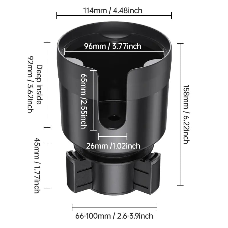 Large Car Water Cup Holder Storage Rack
