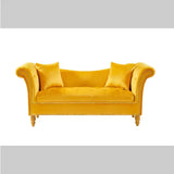Velvet Ottoman