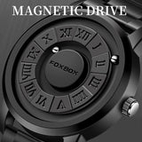 FB0047 Cool Magnetic Suspension Watch for Men, Stylish Quartz Wristwatch, Fashion Business Casual Gift