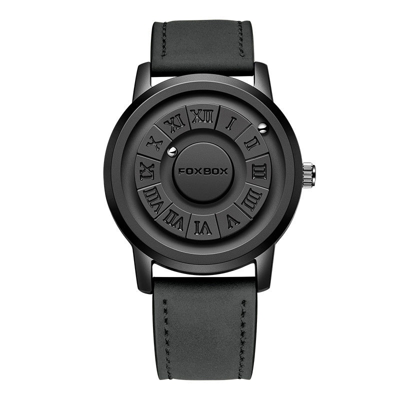 FB0047 Cool Magnetic Suspension Watch for Men, Stylish Quartz Wristwatch, Fashion Business Casual Gift