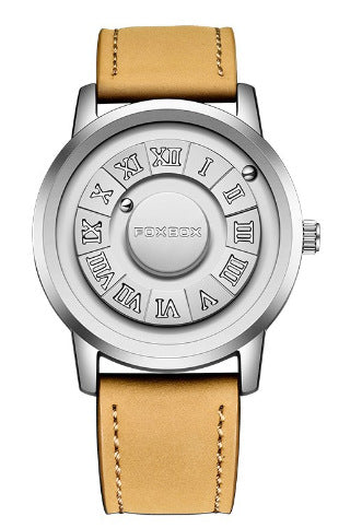 FB0047 Cool Magnetic Suspension Watch for Men, Stylish Quartz Wristwatch, Fashion Business Casual Gift