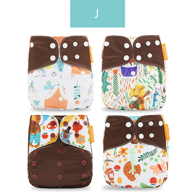 Happyflute Baby Cloth Training Pants - 4 Pack Washable