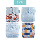 Happyflute Baby Cloth Training Pants - 4 Pack Washable