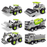 Imitation Alloy Inertia Engineering Vehicle Toy Excavator