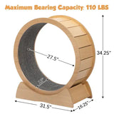 Wooden Cat Running Wheels