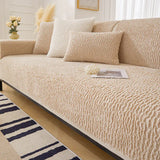 Fleece Sofa Cushion Cover for All Seasons (European Style)
