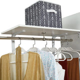 Modern White Closet Organizer