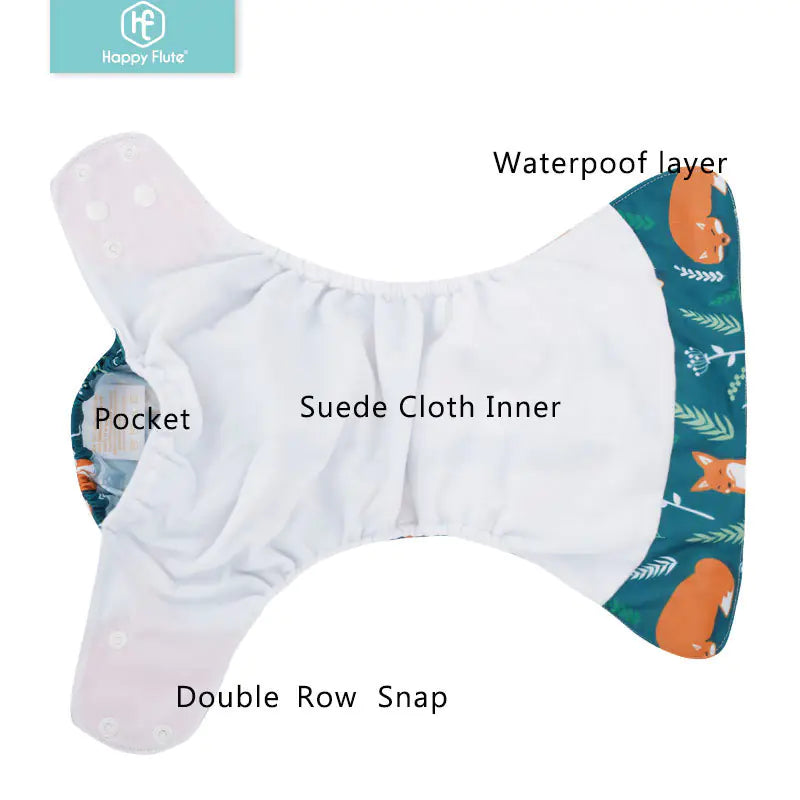 Happyflute Baby Cloth Training Pants - 4 Pack Washable