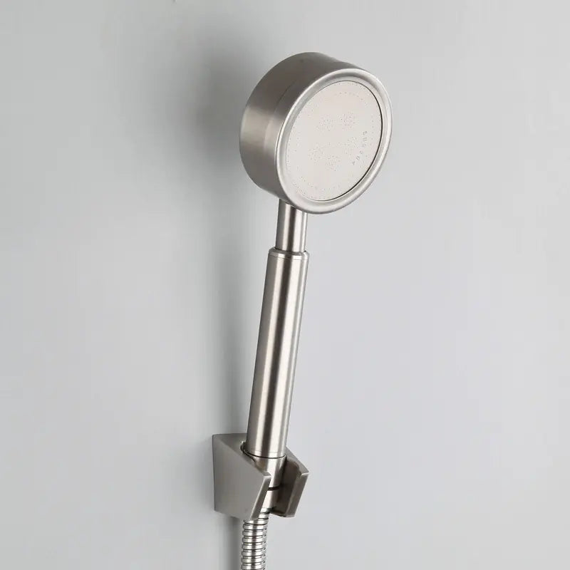 304 Stainless Steel Handheld Shower Head Set (3 Pieces)