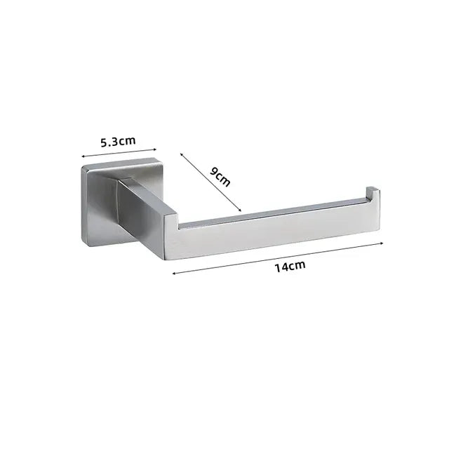 Wall-Mounted Stainless Steel Bathroom Hardware Set
