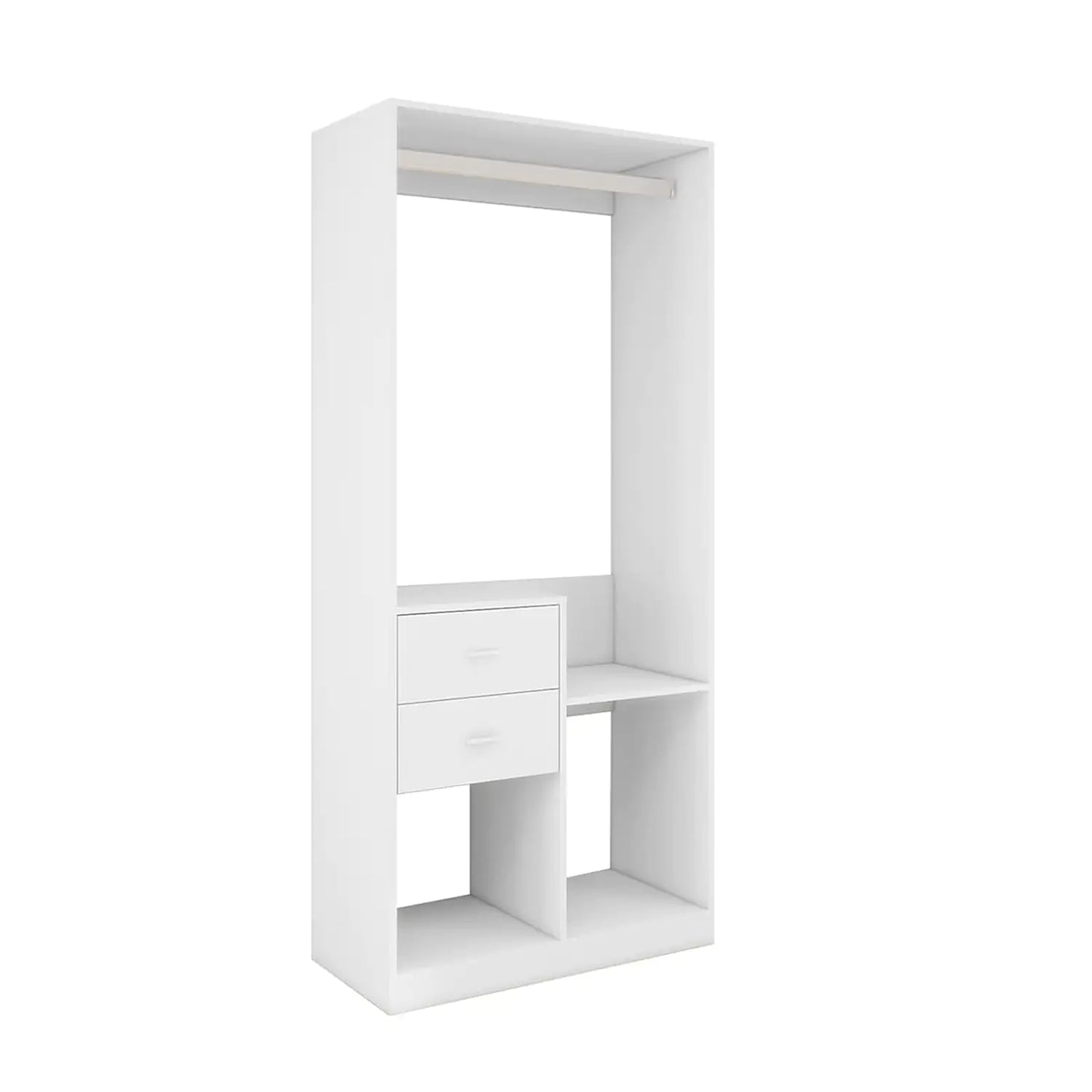Gray Freestanding Closet Organizer