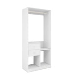 Gray Freestanding Closet Organizer