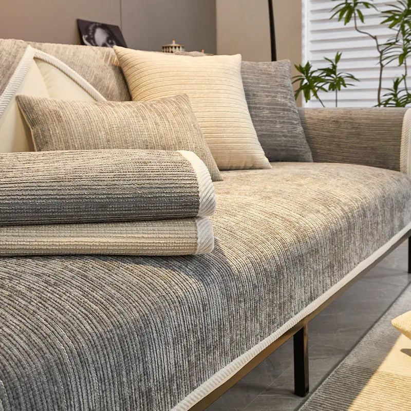 Universal Chenille Sofa Cover for All Seasons